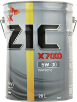 Моторное масло ZIC X7000 5W30 / 192605 (20л) - 