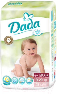 Подгузники детские Dada Extra Soft Maxi 4+ (48шт)