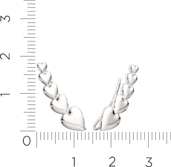 Серьги из серебра ZORKA 0300561