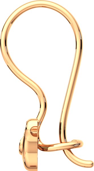 Серьги из розового золота ZORKA 3101421.14K.R.ZZ (с фианитами)