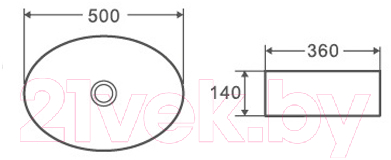 Купить Умывальник D&K Matrix DT1390316  