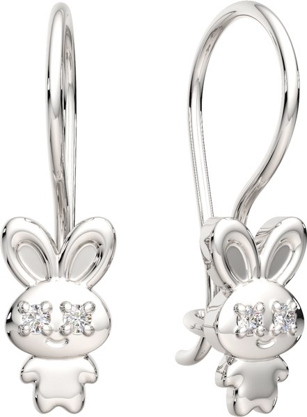 Серьги из серебра ZORKA 03101368 (с фианитами)