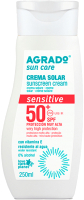 Крем солнцезащитный Agrado для чувствительной кожи SPF50+ (250мл) - 