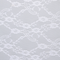 Ткань для творчества Страна Карнавалия Лоскут гипюра. Мелкие цветы / 10424021 (белый) - 