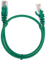 Кабель Rexant U/UTP CAT 5e RJ45-RJ45 26AWG LSZH / 02-0106-05 (0.5м,зеленый) - 