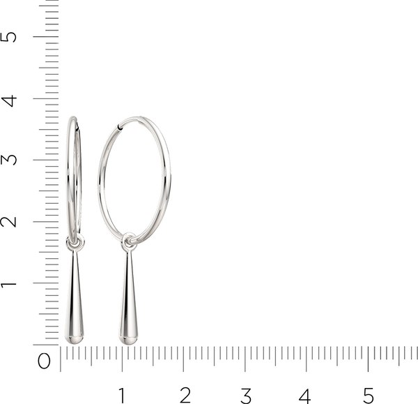 Серьги из серебра ZORKA 0390094