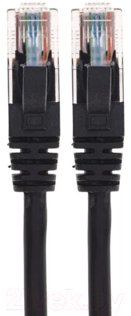 Кабель Rexant U/UTP CAT 5e RJ45-RJ45 26AWG LSZH / 02-0102-3 (3м,черный) — фото 2