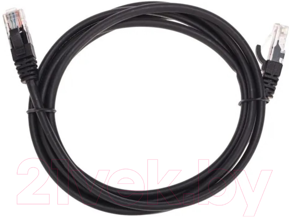 Кабель Rexant U/UTP CAT 5e RJ45-RJ45 26AWG LSZH / 02-0102-3 (3м,черный) — фото 1