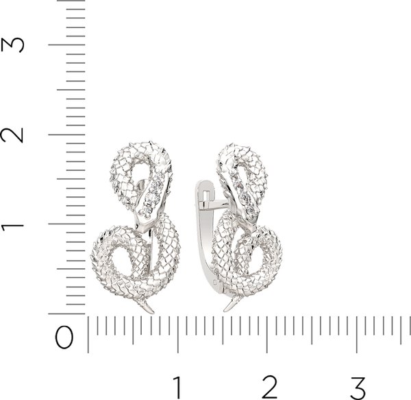 Серьги из серебра ZORKA 0310212