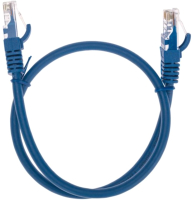 Кабель Rexant U/UTP CAT 6 RJ45-RJ45 26AWG LSZH / 02-0294-05 (0.5м,синий) - 