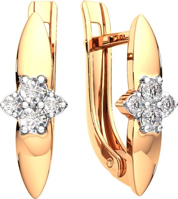 

Серьги из розового золота, 3101579.14K.R