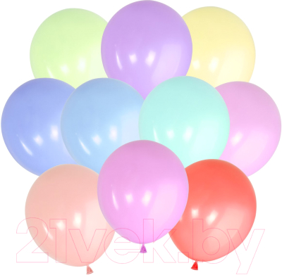 Набор воздушных шаров Brauberg Kids. Макарунс / 591886 (30шт)