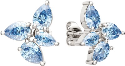 Серьги из серебра ZORKA 0310250.BZ (с шпинелями) -