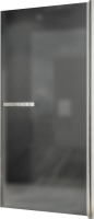 Душевая дверь MaybahGlass 80x198 / MGD-457-5 (графитовое матовое стекло/хром матовый) - 