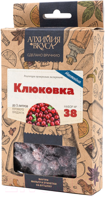 Набор для приготовления настоек Алхимия вкуса № 38 Клюковка (3x54г)