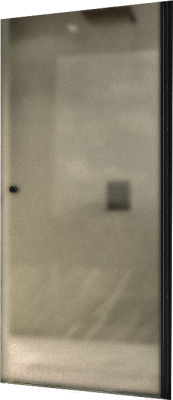 Душевая дверь MaybahGlass 80x198 / MGD-805-6 (бронзовое матовое стекло/черный)