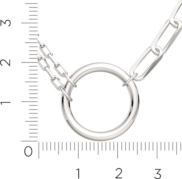 Колье из серебра ZORKA 0540071 (38см)