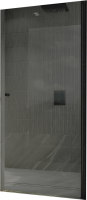 Душевая дверь MaybahGlass 90x198 / MGD-812-6 (графитовое стекло/черный) - 