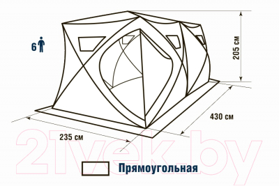 Палатка Higashi Double Camo Pyramid Pro / 01391