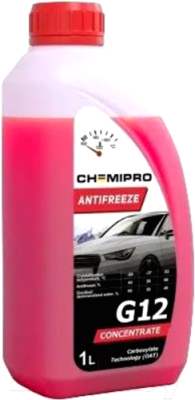 Антифриз Chemipro G12! Концентрат OAT / CH142 (1л, красный)