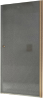 Душевая дверь MaybahGlass 90x198 / MGD-813-2 (графитовое матовое стекло/бронзовый) - 