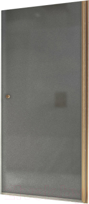 Душевая дверь MaybahGlass 90x198 / MGD-813-2 (графитовое матовое стекло/бронзовый)