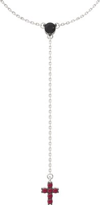 Колье из серебра ZORKA 05501350 (40см, с фианитами) - 