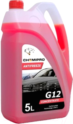 Антифриз Chemipro G12! Концентрат OAT / CH145 (5л, красный)