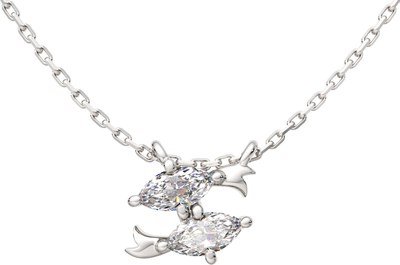 Колье из серебра ZORKA 0550084.ZZ (45см, с фианитами) - 