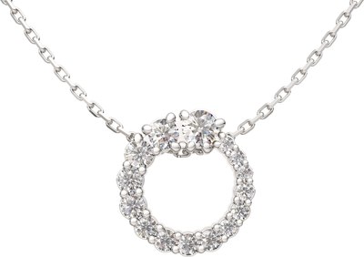 Колье из серебра ZORKA 0550117.ZZ (45см, с фианитами) - 