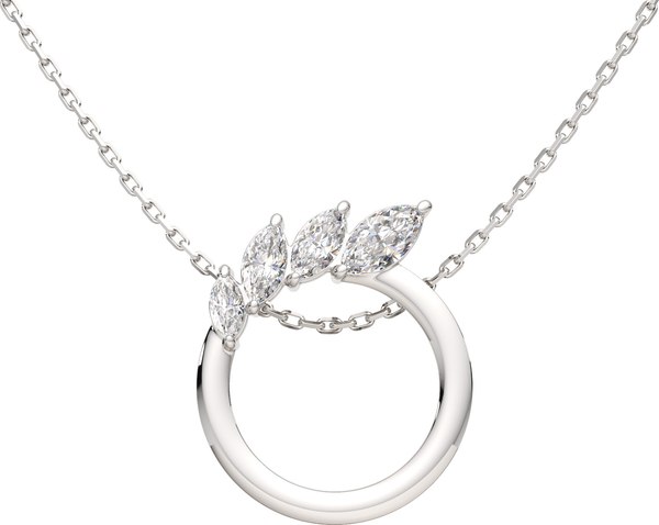 Колье из серебра ZORKA 0550115 (45см, с фианитами)