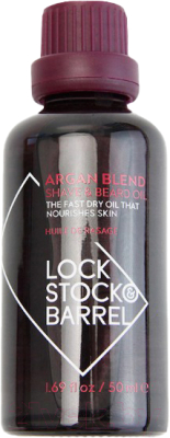 Масло для бороды Lock Stock&Barrel Argan Blend Shave Oil для бритья и ухода за бородой