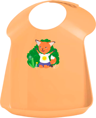 Нагрудник детский Пластишка 43132700852  (оранжевый) - 