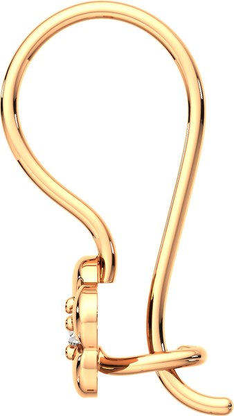 Серьги из розового золота ZORKA 310115 (с фианитами)