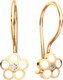 Серьги из розового золота ZORKA 310422А.9K.R (с фианитами) - 