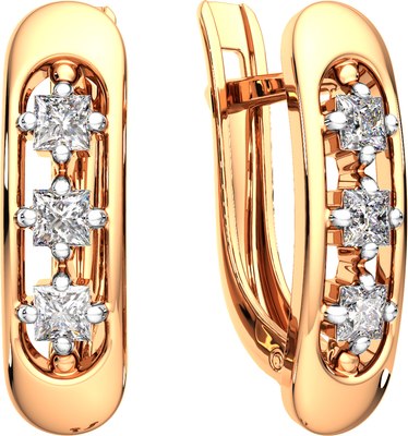 

Серьги из розового золота, 3101065.9K.R.ZZ