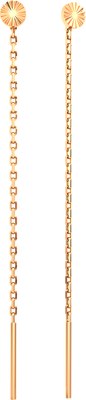 

Серьги из розового золота, 300057.9K.R