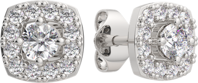 Серьги из серебра ZORKA 0310202 (с фианитами) -