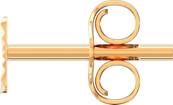 Серьги из розового золота ZORKA 3900128.9K.R.ZZ (с фианитами)