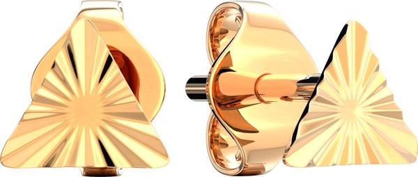 Серьги из розового золота ZORKA 3900128.9K.R.ZZ (с фианитами)