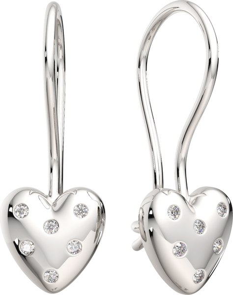 Серьги из серебра ZORKA 0310844 (с фианитами)