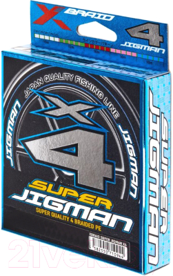 Леска плетеная YGK X-Braid Super Jigman X4 0.148мм 200м / X015-080