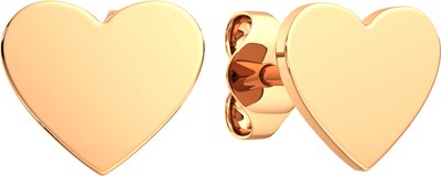 Серьги из розового золота ZORKA 300118-9K - 