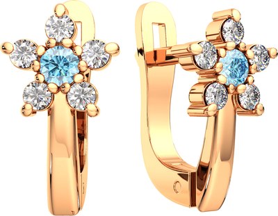 

Серьги из розового золота, 310387/т