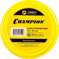 Леска для триммера Champion C5025 - 