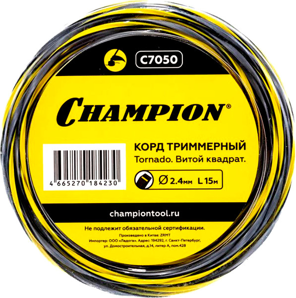 Изображение товара Леска для триммера Champion C7050