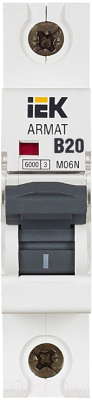 Выключатель автоматический IEK AR-M06N-1-B020