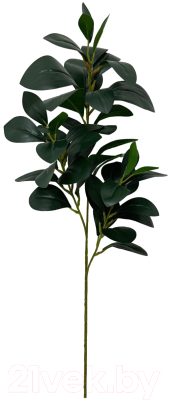 Искусственное растение Артфлора Ветка Магнолия мелкий лист Зеленая / 112004