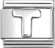 Звено для браслета NominatioN Буква T 330113/20 (серебристый) - 