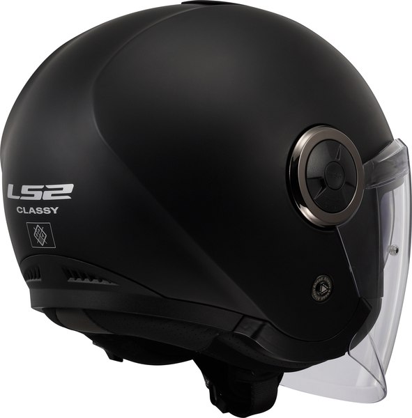 Мотошлем LS2 OF620 Classy Solid (M, матовый черный)